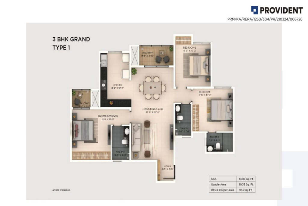 Provident Botanico Floor Plan4